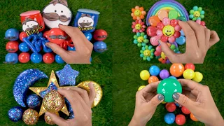 CLAY CRACKING COMPILATION★ASMR★1HOUR★DIY★No Mid roll ad★No repetition★Satisfying Slime Video#058