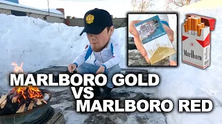 MARLBORO GOLD ОБЗОР - СРАВНЕНИЕ MARLBORO GOLD VS MARLBORO RED