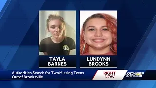 Pair of teenagers missing from Hernando County
