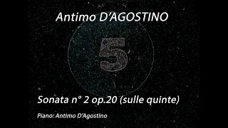 A. D'Agostino - Sonata n° 2 op. 20 sulle quinte mov. 1 (Andante)