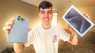 COMPREI O NOVO IPHONE 15 PRO MAX - INACREDITÁVEL ESSE CELULAR