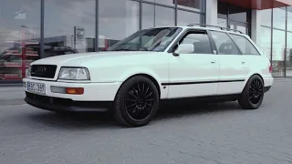 White Audi 80 Avant by Estas