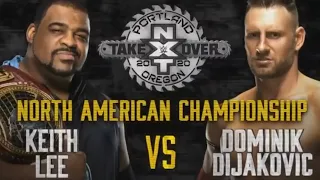 WWE 2K20 Keith Lee vs Dominik Dijakovic TAKEOVER PORTLAND Prediction Highlights
