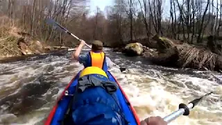 сплав река Сережа, Апрель 2019