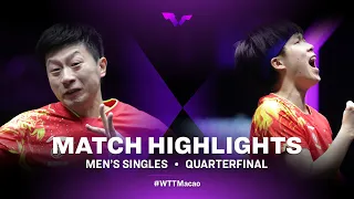 Highlights | Wang Chuqin vs Ma Long | MS QF | WTT Champions Macao 2022