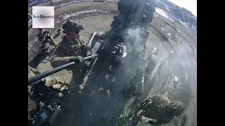 M777 Howitzer (155mm) Spartan Artillerymen Live-Fire in Afghanistan