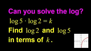 Can you solve the log? Challenging math problem #6.