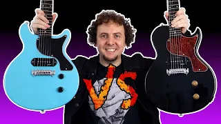 Harley Benton P90 guitar shootout! SC Junior vs Harley Benton DC Junior FAT