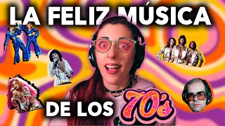 QUÉ ESCUCHABAN EN LOS 70s? 🌸 | Millennial reacciona a música de los 70