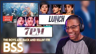 SEVENTEEN | BSS 'Fighting' feat. Lee Young Ji, 'Lunch', '7pm' | REACTION | They're killin' it!!!
