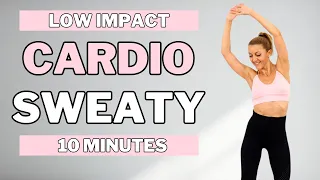 🔥10 Min Sweaty Cardio Workout🔥NO JUMPING🔥Fat Burner🔥No Equipment🔥Low Impact Workout🔥