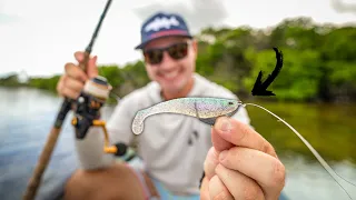 Fishing UNRELEASED Berkley Saltwater Lure in the Gheenoe!