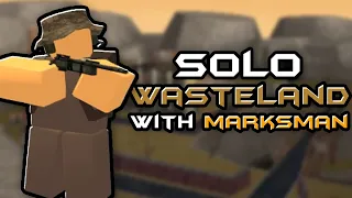 Solo Wasteland with Marksman - Roblox Tower Battles