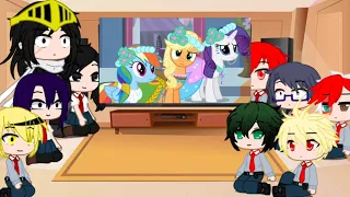 bnha reacciona a my little pony y a equestria parte 2