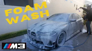 Stealth PPF FOAM WASH - ASMR - Satisfying cinematic detail - BMW G80 M3  | OEM+