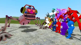 NEW DJ MUSIC MAN NIGHTMARE FNAF VS ALL SLENDYTUBBIES 3 NPCs in Garry's Mod!