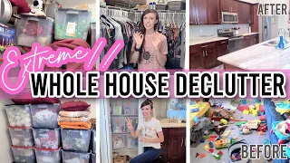 ✨EXTREME✨ Whole House DECLUTTER | SIMPLE METHOD | DECLUTTERING MARATHON | Shelby Marybeth