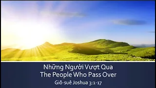 Joshua 3:1-17 People Who Pass Over