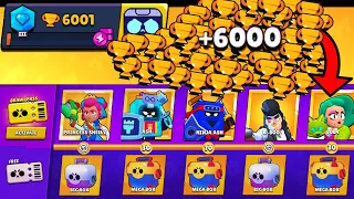 NONSTOP to 6000 TROPHIES Without Collecting BRAWL PASS! Brawl Stars