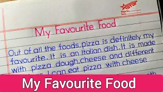 My favourite food essay | my favourite food paragraph | Let's write |