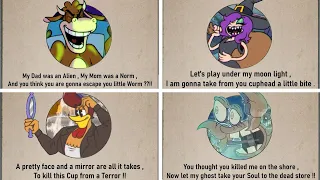 All Cuphead Death Cards In Enchanted Portals