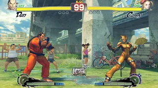 Dan vs Cammy! Street Fighter 4 CPU vs CPU