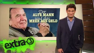 Christian Ehring: Gerhard Schröder - Friedensengel der deutsch-russischen Beziehungen | extra 3 | ND