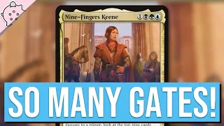 So Many Gates! | Nine-Fingers Keene Commander Deck | Maze's End | EDH | Magic the Gathering