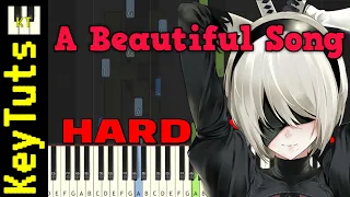 A Beautiful Song [NieR: Automata] - Hard Mode [Piano Tutorial] (Synthesia)