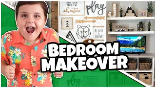 ROOM TOUR!!! | Surprise Room Makeover For JACKSON