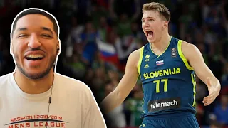 LUKAAA!! American Reacts to WHERE THE BEST EUROPEAN NBA PLAYERS COME FROM