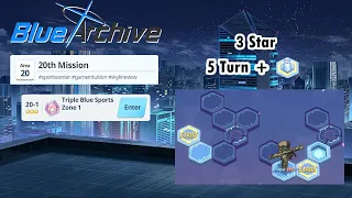 Blue Archive Global - Story Stage Hard 20-1 (3 Star & 5 Turn Clear) + Pyro Box