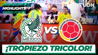 Resumen y goles | México vs Colombia | Amistoso Femenil Internacional |TUDN