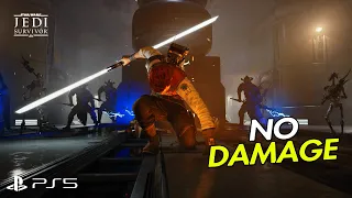 STAR WARS Jedi: Survivor - Ruthless COMBAT Gameplay PS5 [No Damage]