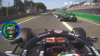 Perez hits 360 KM/H in Sprint Qualifying (onboard with telemetry)