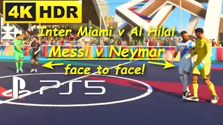 Inter Miami v Al Hilal (Messi v Neymar) Survival 5v5, EA Sports FC 24 Gameplay PS5 4K 60FPS HDR