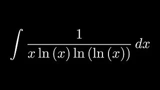 Solving Integral:  ∫ 1/(x ln(x)ln(ln(x))) dx