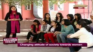 Campus Debate - Changing attitude of society towards women (Lady Shri Ram College)