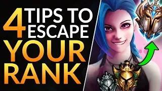 4 TRICKS you MUST KNOW to ESCAPE GOLD and Silver - Best Tips to Rank Up | League of Legends Guide