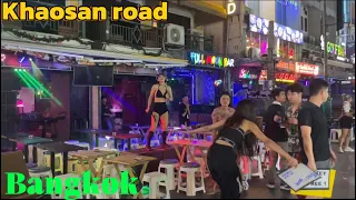 ночная жизнь в Бангкоке Каосан Роад. Thailand Khaosan Road Шопинг и мои будни в Тайланде Travel 2024