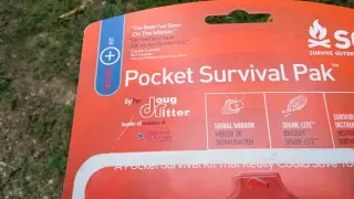 SOL Pocket Survival Pak (Adventure Medical Kits) Doug Ritter Design Quick Look & Review / Upgrades