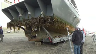 F.F.S || Boat Hauled Up in Drydock.