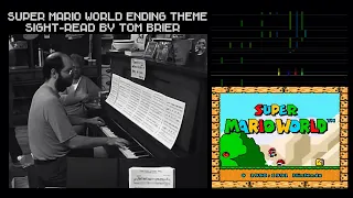 【 8bit 】 Super Mario World Ending Theme - sight read by Tom Brier 🎹