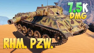 Rhm. Pzw. - 3 Frags 7.5K Damage - The weakest! - World Of Tanks