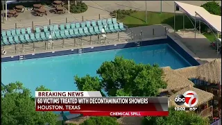 Dozens treated after chemical leak at Texas water park