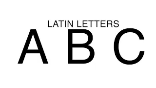 Latin Letters