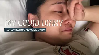 COVID DIARY + WHAT HAPPENED TO MY VOICE | Jillian Ita-as