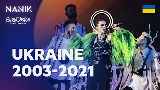 UKRAINE 🇺🇦 in Eurovision Song Contest 2003-2021 | #NANIK