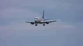 Nolinor Boeing 737-200 C-GNLK Landing Runway 29 CYQB