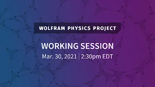 Wolfram Physics Project: Working Session Mar. 30, 2021 [Dimension Evolution in the Early Universe]